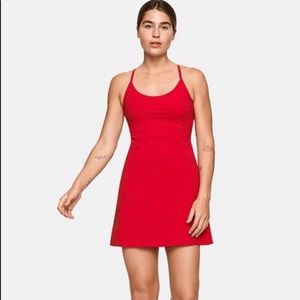 Outdoor Voices Exercise Dress in scarlet